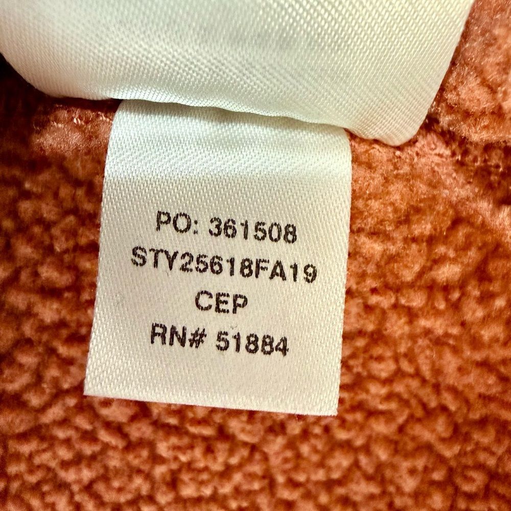 Patagonia Women’s Better Sweater Quarter Zip Heather Orange | S - Picture 6 of 7